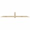 Ekena Millwork Eugene Rough Sawn Timber Gable Bracket, Douglas Fir, 108"W x 18"H x 4"D x 4"F, 4/12 Pitch GBW108X18X0404EUG00RDF - alternate 1